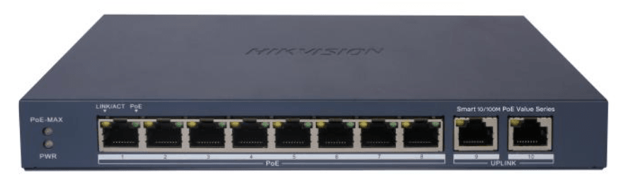Switch PoE Hikvision DS-3E1310P-EI/M 8 cổng Fast Ethernet
